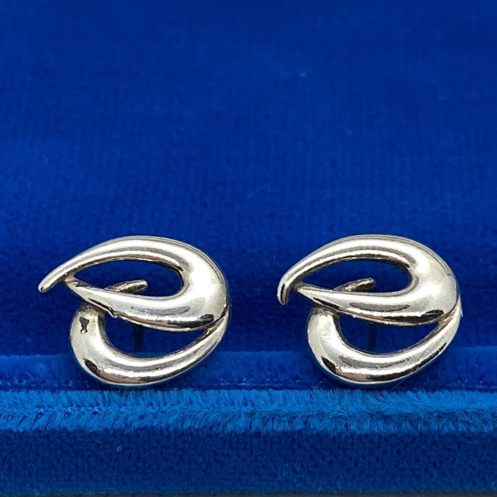 💛 925 Vintage Swirl Earrings
